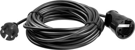 Удлинитель-шнур ″ПВС 207-Ш″, 10 м, 2200 Вт, 1 гнездо, ПВС 2х0,75 мм2, ЗУБР по цене 560 руб. купить в Воронеже.
