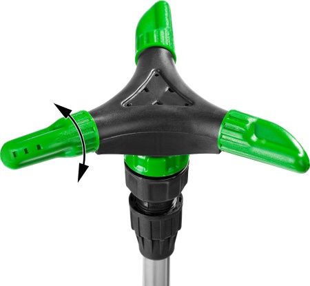 POCTOK РКУ-3, 38 м2 полив, круговой, 3-х лепестковый удлиненный, 60 см, распылитель стационарный, пластиковый по цене  купить в Воронеже.