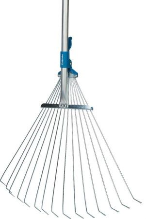 Регулируемые веерные грабли GRINDA PROLine PR-50 длина 800-1240 мм телескопический алюминиевый черенок по цене 1 220 руб. купить в Воронеже.