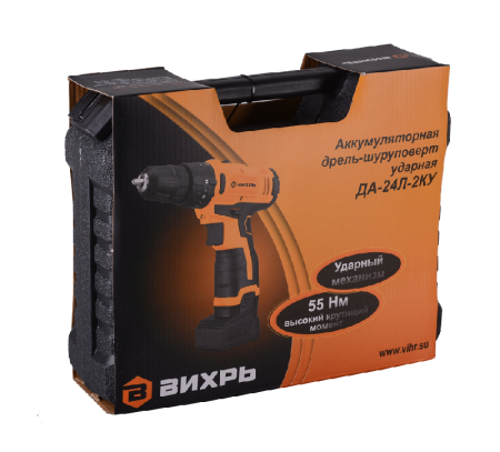 Дрель-шуруповерт ВИХРЬ ДА-24Л-2КУ по цене 6 490 руб. купить в Воронеже. Дрель-шуруповерт ВИХРЬ ДА-24Л-2КУ по цене 6 490 руб. купить в Воронеже.