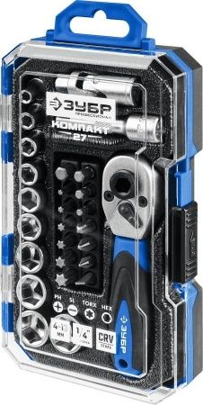 ЗУБР Компакт-27 универсальный набор инструмента 27 предм. Серия Профессионал по цене 2 160 руб. купить в Воронеже.