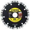 STAYER BETON, 125 мм, (22.2 мм, 7 х 1.9 мм), турбо-сегментный алмазный диск, Professional (3660-125)