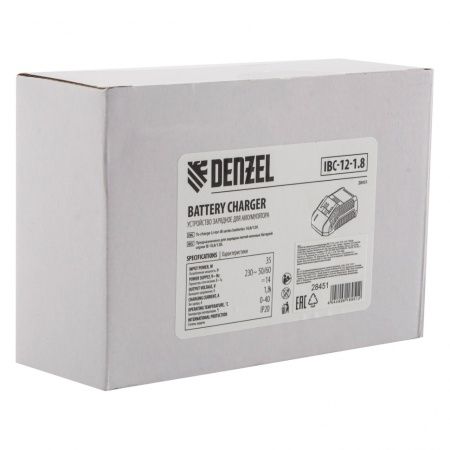 Устройство зарядное для аккумуляторов IBC-12-1.8, Li-Ion, 12 В, 1.8 А Denzel по цене 1 228 руб. купить в Воронеже.