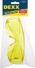 DEXX открытого типа, жёлтые, широкое моностекло с дополнительной боковой защитой и вентиляцией, защитные очки (11051) по цене 96 руб. купить в Воронеже.