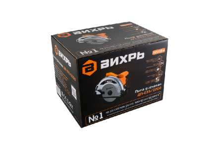 Дисковая (циркулярная) пила ВИХРЬ ДП-235/2200 по цене 11 090 руб. купить в Воронеже.