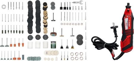 Гравер ЗУБР электрический с набором мини-насадок в кейсе, 172 предмета по цене 4 990 руб. купить в Воронеже.