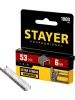 STAYER тип 53 (A/10/JT21), 6 мм, 1000 шт, калибр 23GA, скобы для степлера, Professional (3159-06) STAYER тип 53 (A/10/JT21), 6 мм, 1000 шт, калибр 23GA, скобы для степлера, Professional (3159-06)