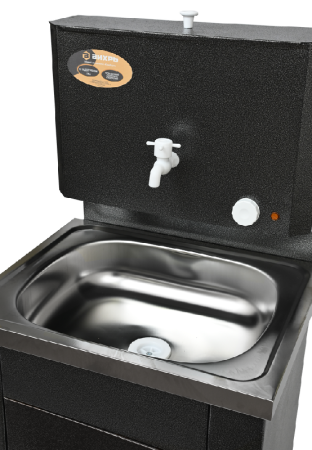 Умывальник дачный "Комфорт" ВИХРЬ с подогревом, нержавейка, серебро по цене 6 190 руб. купить в Воронеже.