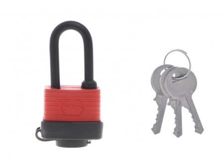 Замок навесной всепогодный, 40 мм, удлиненная дужка Matrix по цене 537 руб. купить в Воронеже.