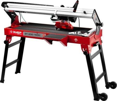 Электроплиткорез ЗУБР ″Мастер″, длина реза 920 мм, диск 200 мм, глубина реза 90°-32мм/45°-28мм, стол 960x400 мм, 1000Вт по цене 38 390 руб. купить в Воронеже.