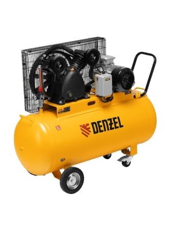 Компрессор воздушный рем. привод BCV 4000-T/200, 4,0 кВт, 200 литров, 690 л/мин Denzel