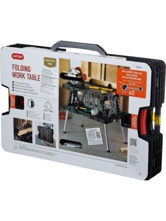 KETER FOLDING 850х550х755 мм, складной столярный верстак (38730) по цене 19 080 руб. купить в Воронеже.