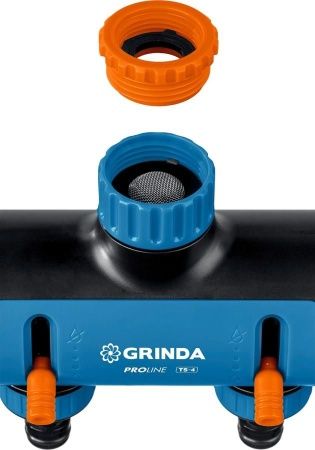 GRINDA PROLine TS-4, 3/4″-1″, распределитель четырехканальный, поливочный, с внутренней резьбой по цене 1 220 руб. купить в Воронеже.