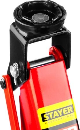 STAYER R-28 RED FORCE, в кейсе, 2 т, 130 - 350 мм, подкатной домкрат для легковых а/м, Professional (43153-2-K) по цене 4 320 руб. купить в Воронеже.