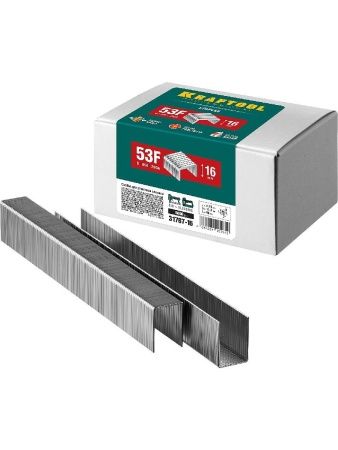 KRAFTOOL тип 20GA (53F/D/056) 16 мм, 5000 шт, скобы для степлера (31787-16) по цене 1 230 руб. купить в Воронеже. KRAFTOOL тип 20GA (53F/D/056) 16 мм, 5000 шт, скобы для степлера (31787-16) по цене 1 230 руб. купить в Воронеже.