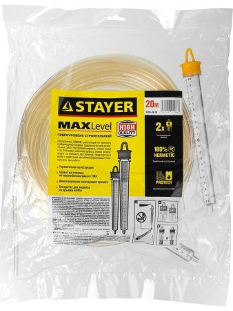 STAYER 20 м, d 6 мм, гидроуровень (3486-06-20) по цене 590 руб. купить в Воронеже.