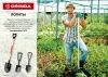 Лопата складная, саперная, металлическая ручка, GRINDA по цене  купить в Воронеже.