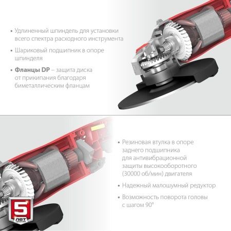 ЗУБР УШМ 230 мм, 2400 Вт, компакт по цене 10 010 руб. купить в Воронеже.