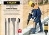 STAYER Gorilla Force, 280 мм, SDS-max, пикообразное зубило, Professional (29391-00-280) по цене 500 руб. купить в Воронеже.