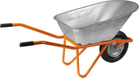 Строительная одноколесная тачка СИБИН СТ-12 90 л 180 кг по цене 4 370 руб. купить в Воронеже.