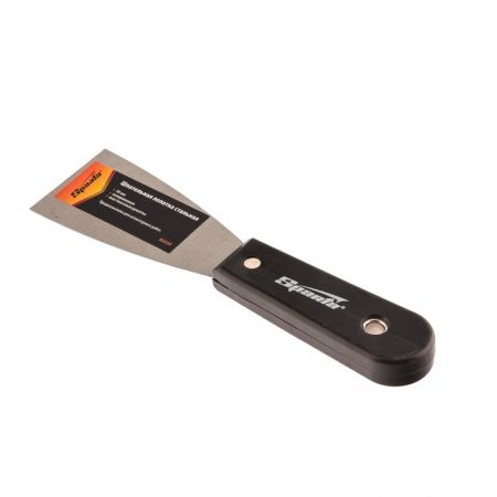 Шпательная лопатка стальная, 50 мм, полированная, пластмассовая ручка Sparta по цене 89 руб. купить в Воронеже.