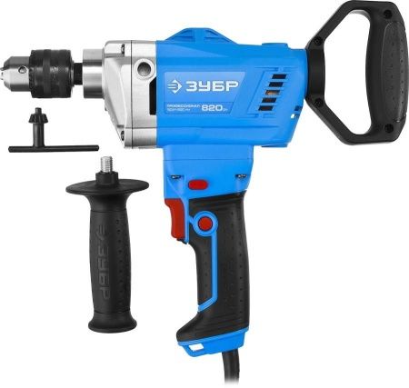 Дрель-миксер реверсивная, ЗУБР Профессионал ЗДМ-820 РМ, 50 Нм, патрон 13 мм, 0-650 об/мин, 820 Вт по цене 7 220 руб. купить в Воронеже.