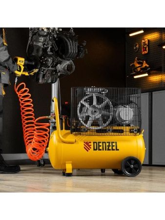Компрессор воздушный BCI2300/50, ременный привод, 2.3 кВт, 50 литров, 400 л/мин Denzel по цене 43 340 руб. купить в Воронеже.