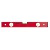 Уровень алюминиевый, 400 мм, 3 глазка, красный, линейка Matrix