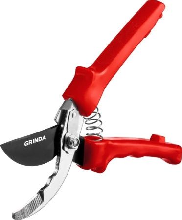 G-35 Секатор с пластиковыми рукоятками, плоскостной, 200мм, GRINDA по цене 640 руб. купить в Воронеже.