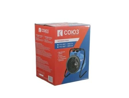 Электрическая тепловая пушка СОЮЗ ТПС-3027 по цене 4 729.43 руб. купить в Воронеже.