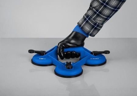 Стеклодомкрат ЗУБР ″Профессионал″ пластиковый, профессиональный, тройной, 140кг по цене  купить в Воронеже.