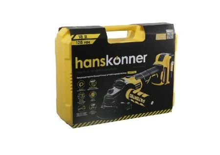 Болгарка(УШМ) Hanskonner HAG18125BL Unibattery по цене 17 990 руб. купить в Воронеже.