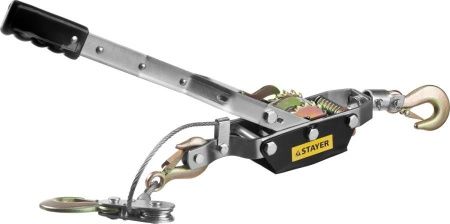 Лебедка STAYER ″MAXPull″ рычажная, тросовая, 4т/3м по цене 4 430 руб. купить в Воронеже.