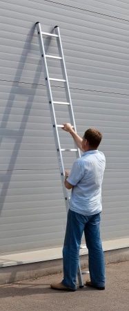 Приставная лестница СИБИН, односекционная, алюминиевая, 11 ступеней, высота 307 см по цене 5 750 руб. купить в Воронеже.
