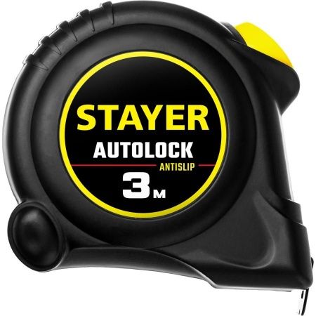 STAYER АutoLock 3м / 16мм рулетка с автостопом по цене 175 руб. купить в Воронеже.