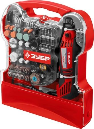 Гравер ЗУБР электрический с набором мини-насадок в кейсе, 172 предмета по цене 4 990 руб. купить в Воронеже.