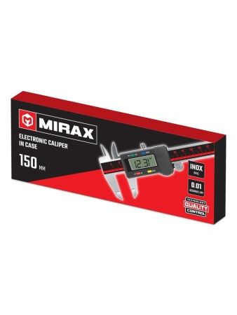 MIRAX 150 мм, электронный стальной штангенциркуль (34413-150) по цене 1 350 руб. купить в Воронеже. MIRAX 150 мм, электронный стальной штангенциркуль (34413-150) по цене 1 350 руб. купить в Воронеже.