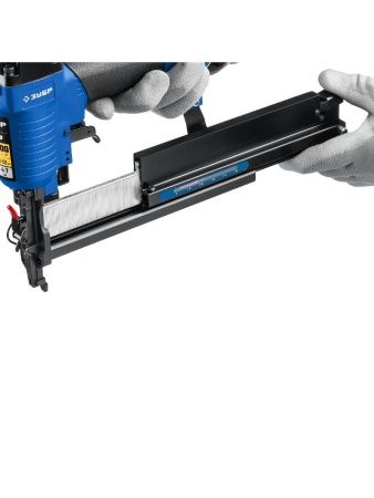 ЗУБР Т55/300, пневматический нейлер-степлер 18Ga 2-в-1: для скоб тип 55 и гвоздей тип 300, Профессионал (31937) по цене 4 290 руб. купить в Воронеже.