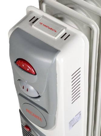 Масляный радиатор РЕСАНТА ОМ-9НВ с вентилятором по цене 5 190 руб. купить в Воронеже.