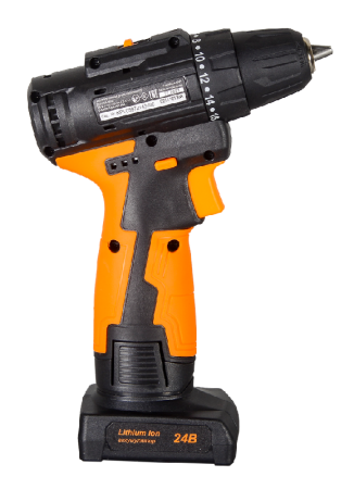 Дрель-шуруповерт ДА-24Л-2К/Б (2,0 А/ч) (бесщеточный двигатель) Вихрь по цене 7 990 руб. купить в Воронеже.