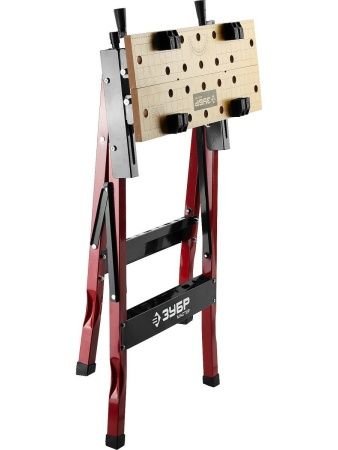 ЗУБР М-500, 605х635х795 мм, складной столярный верстак (38726) по цене 5 860 руб. купить в Воронеже.