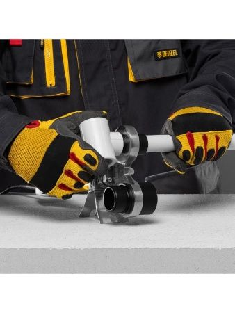 Аппарат для сварки пластиковых труб DWP-750, 750 Вт, 0-300 град, 4 насадки, 20-40 мм Denzel по цене 2 760 руб. купить в Воронеже.