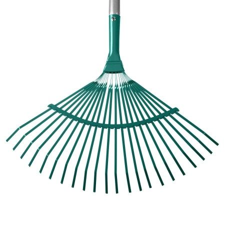 GRINDA PROLine 22 плоских зубца, грабли веерные с алюминиевым черенком по цене 950 руб. купить в Воронеже.