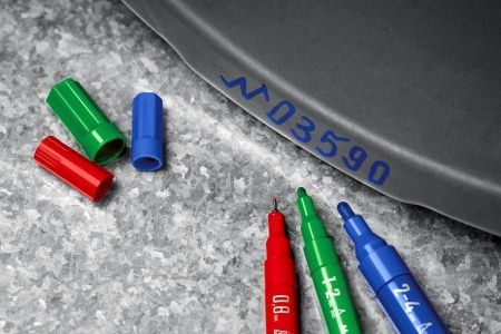 Маркер-краска ЗУБР, 1 мм круглый, красный, МК-200, серия Профессионал по цене 130 руб. купить в Воронеже.