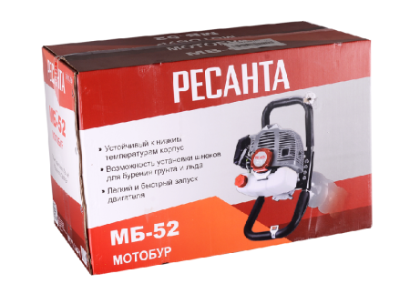 Мотобур Ресанта МБ-52 по цене 11 890 руб. купить в Воронеже.