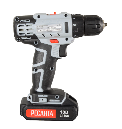 Дрель-шуруповерт аккумуляторная Ресанта ДА-50Л2-18А по цене 5 590 руб. купить в Воронеже.
