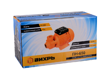 Поверхностный насос ВИХРЬ ПН-650 по цене 4 890 руб. купить в Воронеже.