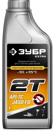 ЗУБР EXTRA 2Т-П полусинтетическое масло для 2-тактных двигателей, 1 л по цене  купить в Воронеже.