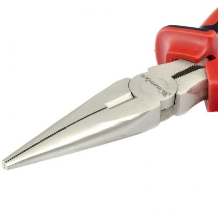 Длинногубцы прямые Nickel, 160 мм, никелированные, двухкомпонентные рукоятки Matrix по цене 376 руб. купить в Воронеже.