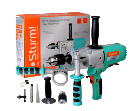 Дрель низкооборотистая Sturm! ID20165M по цене 12 990 руб. купить в Воронеже.